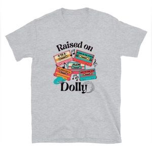 Raised on Dolly unisex short sleeve tee